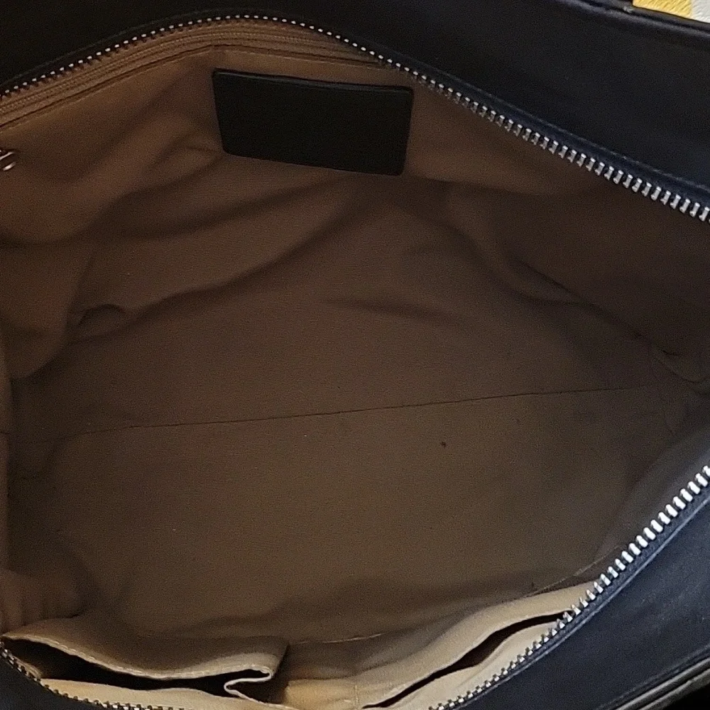 Coach Bag black leather tote